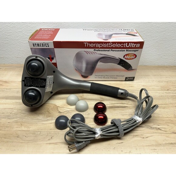Homedics Professional Percussion Action Massager W/ Heat Therapist Select Ultra - Picture 1 of 16